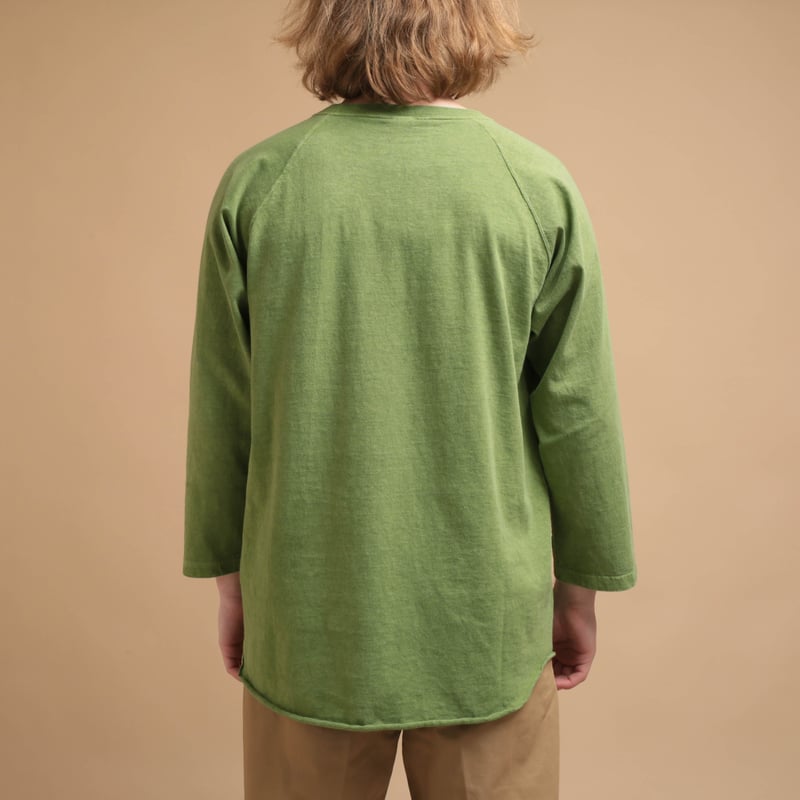 Baseball Tee Matcha Green