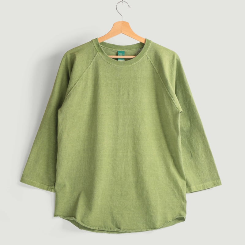Baseball Tee Matcha Green