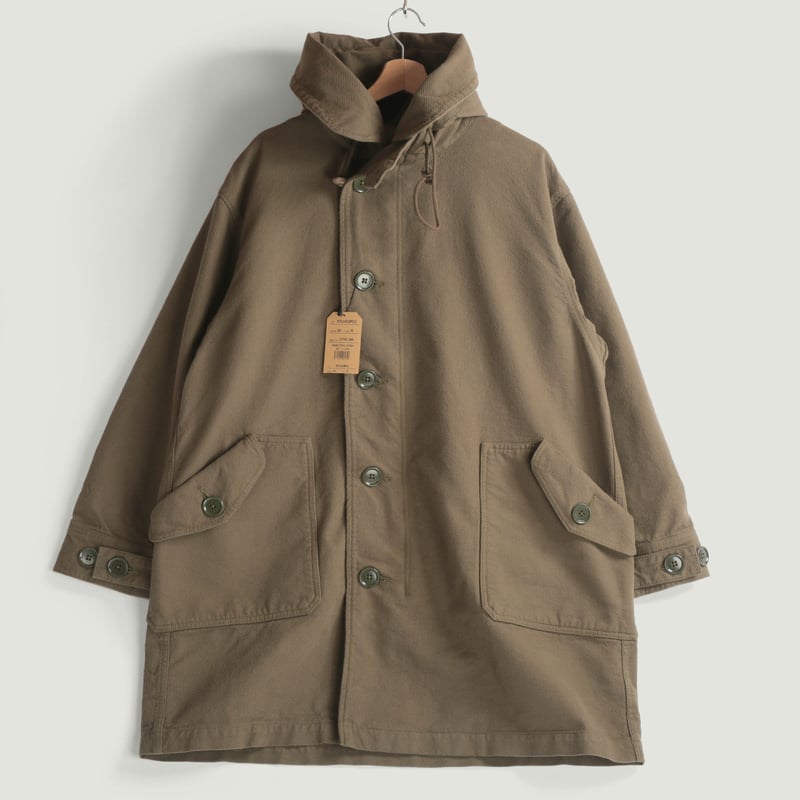 Dobby Mods Coat Olive Drab