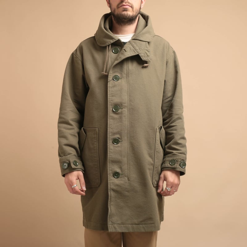 Dobby Mods Coat Olive Drab