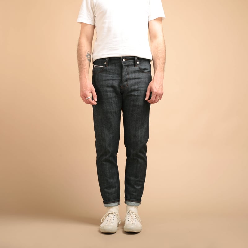 flâneurs NAKED & FAMOUS SuperGuy Stretch Selvedge porté de face