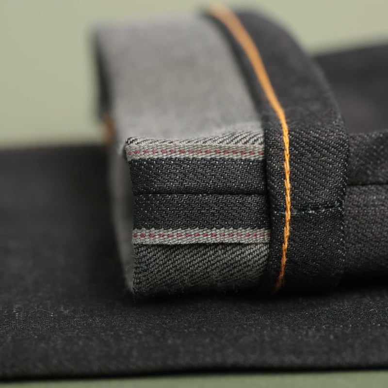 NAKED & FAMOUS SuperGuy Deep Indigo Stretch Selvedge ID Selvedge Photo Flâneurs