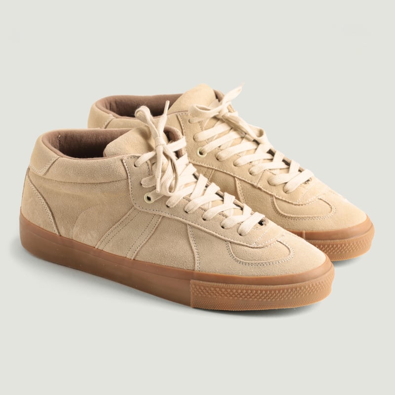 German Military Trainer Mid Panna Suede