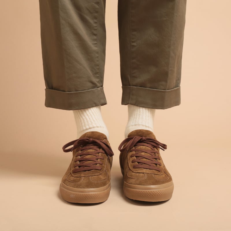 German Military Trainer Tobacco Suede