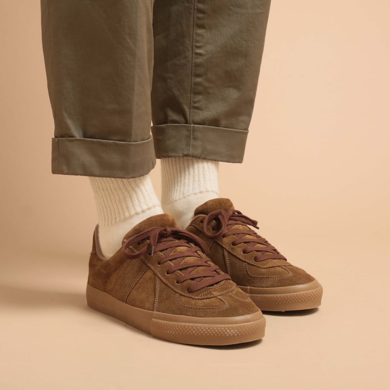 German Military Trainer Tobacco Suede
