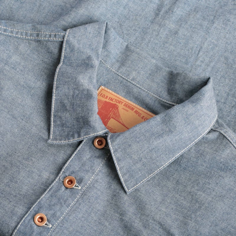 F3487 Chambray Pullover Shirt