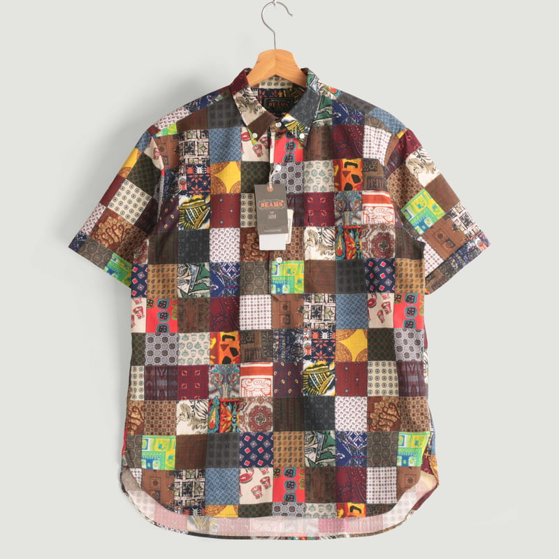 B.D. Pullover S/S Shirt Patchwork Print