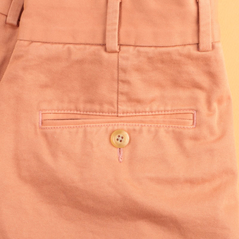 Plain Front Cut-Off Shorts Pink