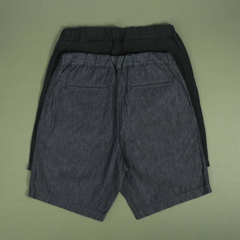 F4168 Sicilia Denim Shorts Black