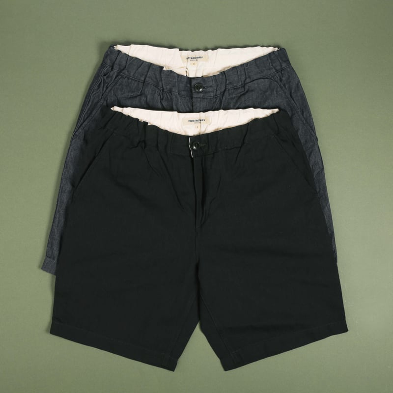 F4168 Sicilia Denim Shorts Black