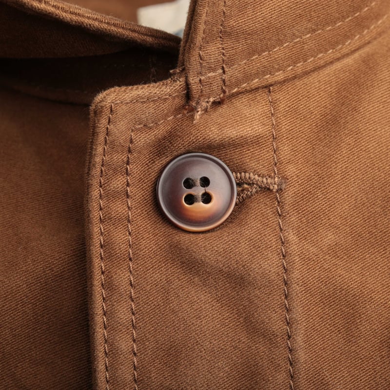 French Moleskin Jacket Brown