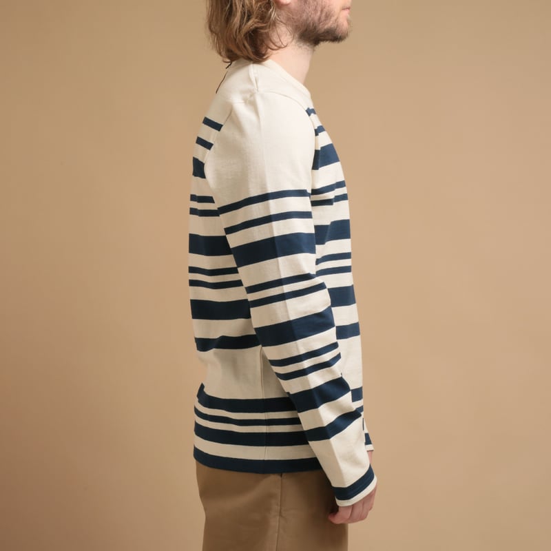 THE MINOR / Pablo Ecru/Navy Sailor Shirt