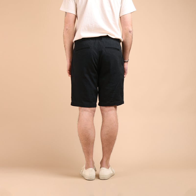 F4168 Sicilia Denim Shorts Black