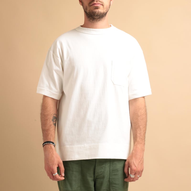 T01 8oz Loopwheeled Heavyweight T-Shirt White