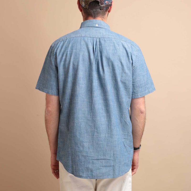 Short Sleeve Chambray Shirt