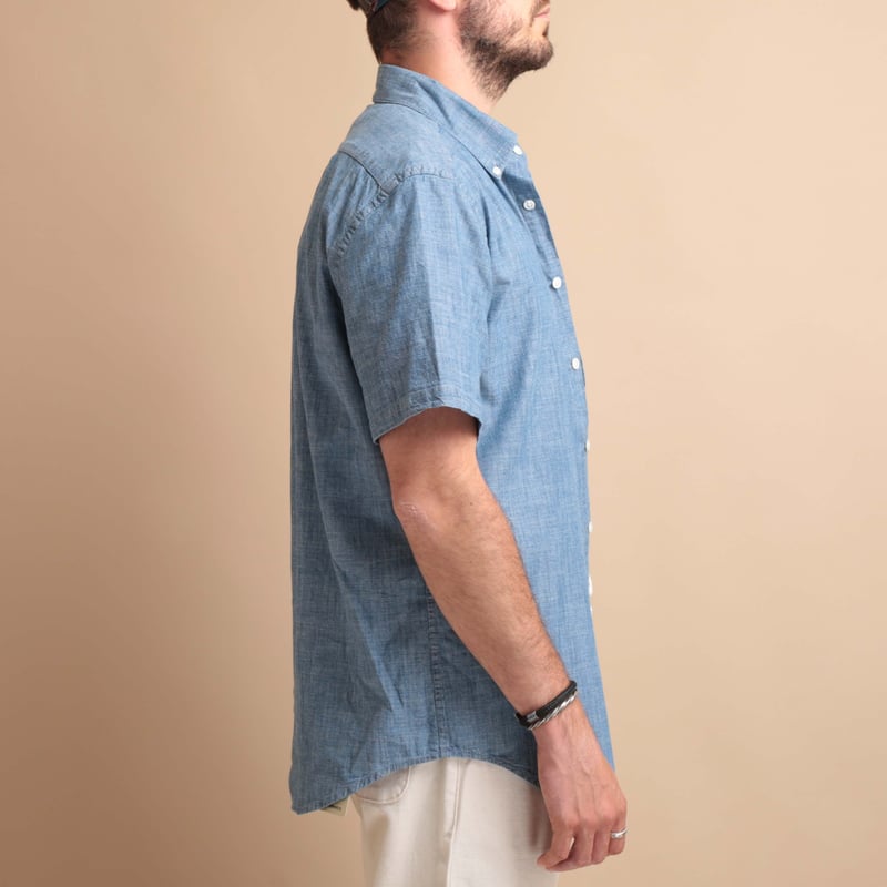 Short Sleeve Chambray Shirt
