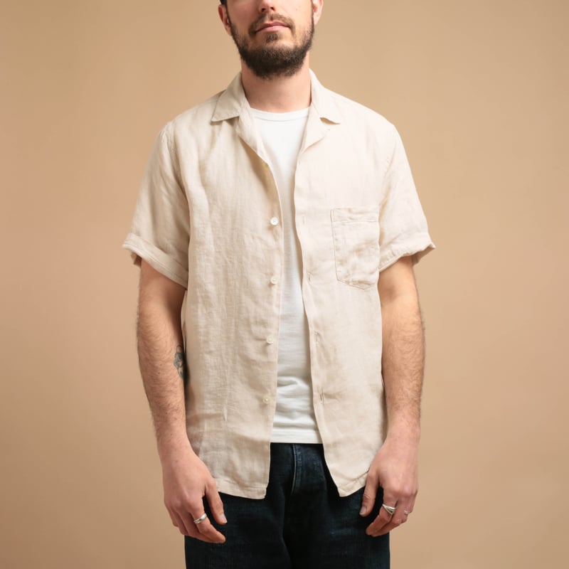 S/S Linen Shirt Raw