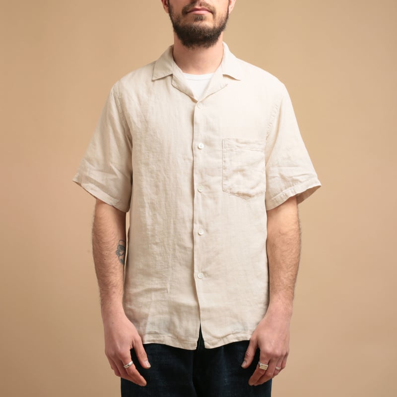 S/S Linen Shirt Raw