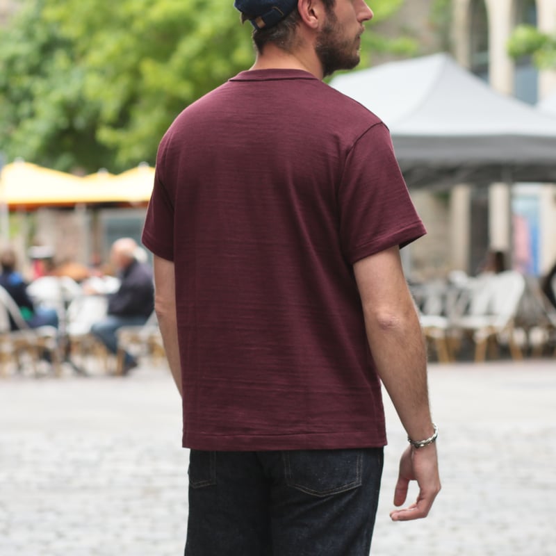 Lot 4601 No Print T-Shirt Bordeaux