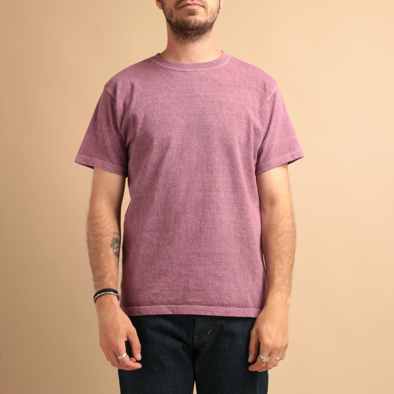 Short Sleeve Crew T-Shirt in Azuki Color