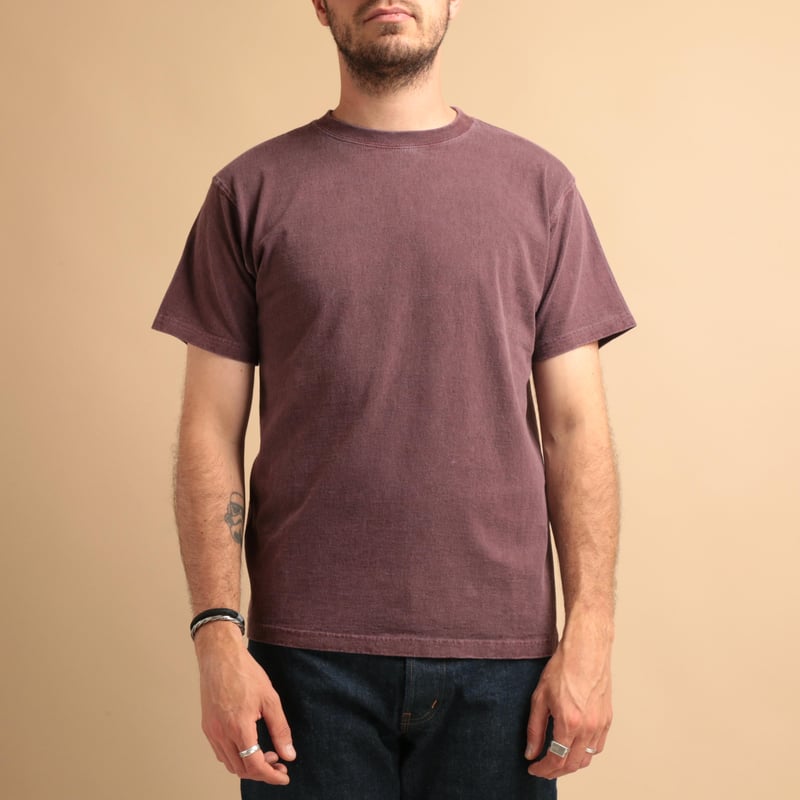 Short Sleeve Crew T-Shirt P-Bordeaux