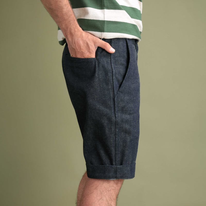 Lot 1204 Chino Shorts Indigo Denim