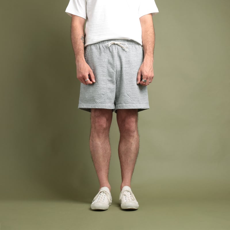 "Spring Terry" Super Tuck Shorts Top Gray