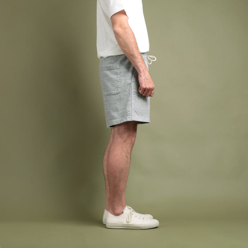 "Spring Terry" Super Tuck Shorts Top Gray