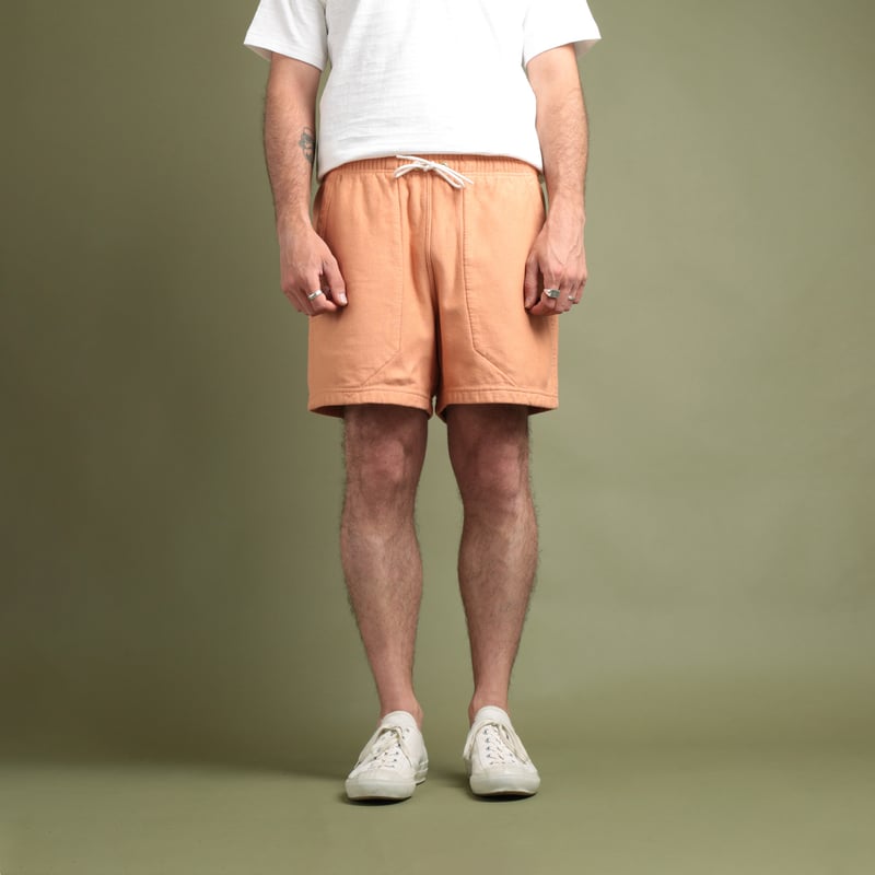 "Spring Terry" Super Tuck Shorts in Raw Sienna