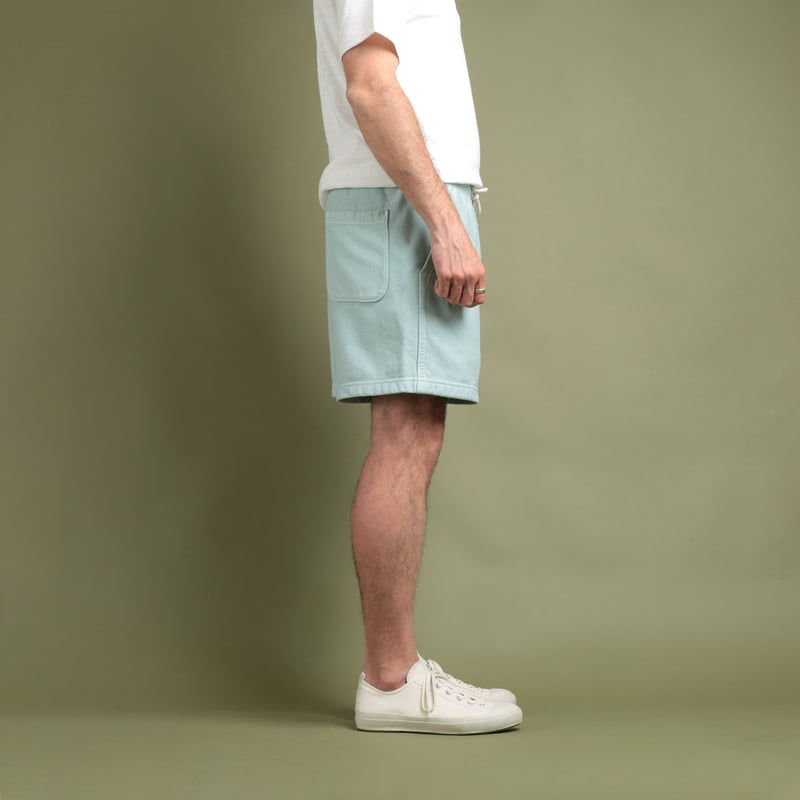 "Spring Terry" Super Tuck Shorts in Gray Mist