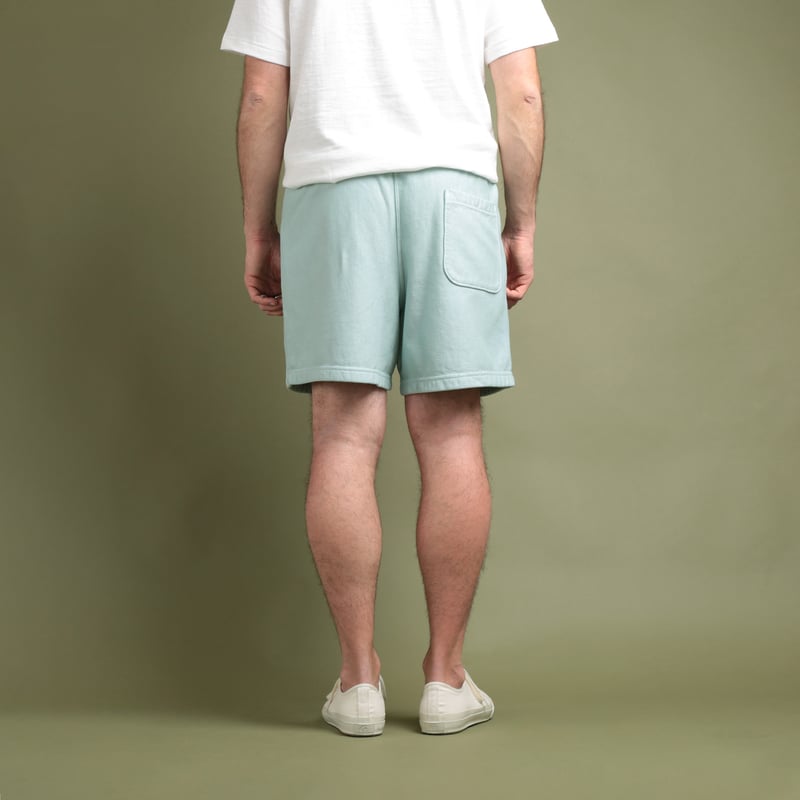 "Spring Terry" Super Tuck Shorts in Gray Mist