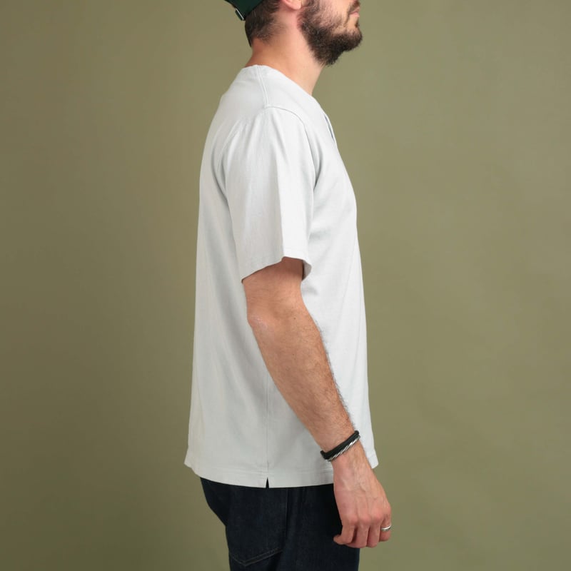 Henleyneck T-Shirt Drop Blue