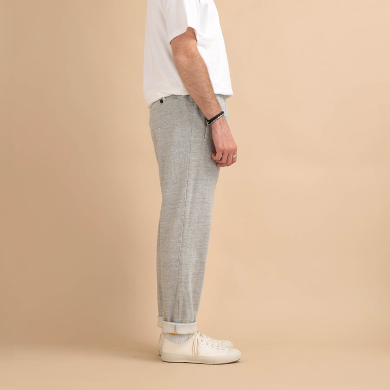 Dotsume Peg-Top Pants Heather Gray