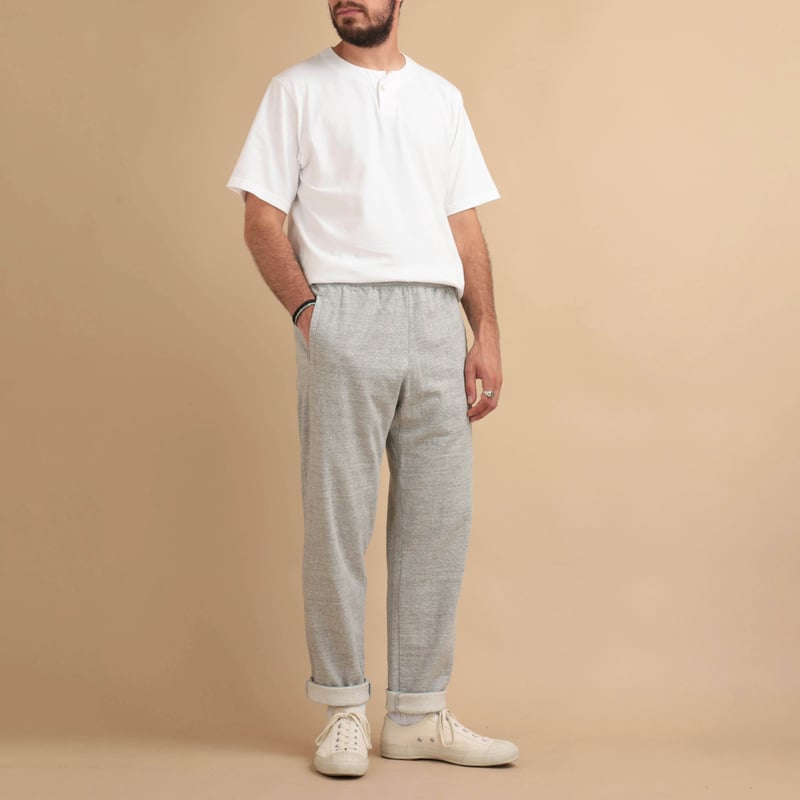 Dotsume Peg-Top Pants Heather Gray