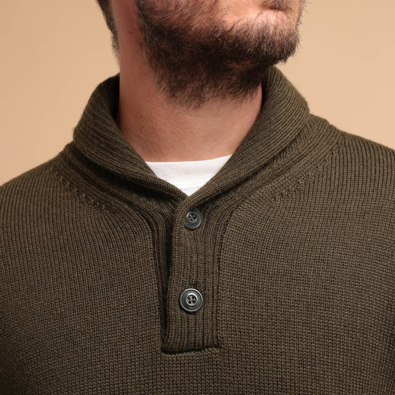 GRP / Shawl Collar Green