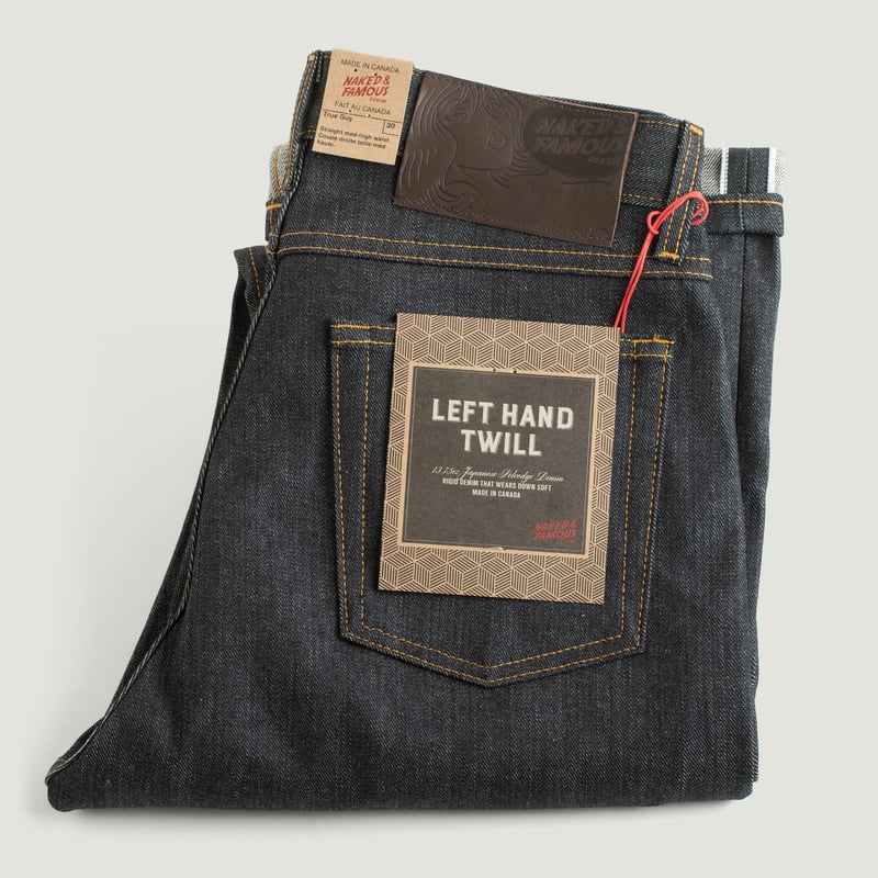 vignette flâneurs NAKED & FAMOUS TrueGuy Left Hand Twill Selvedge