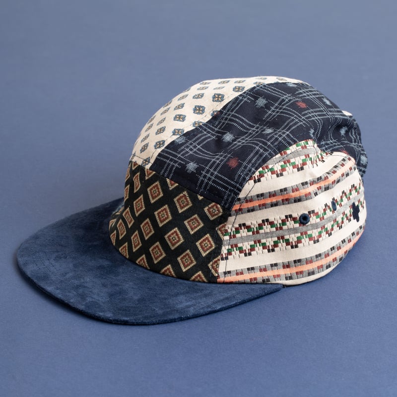 5 Panel Cap Multi Navy