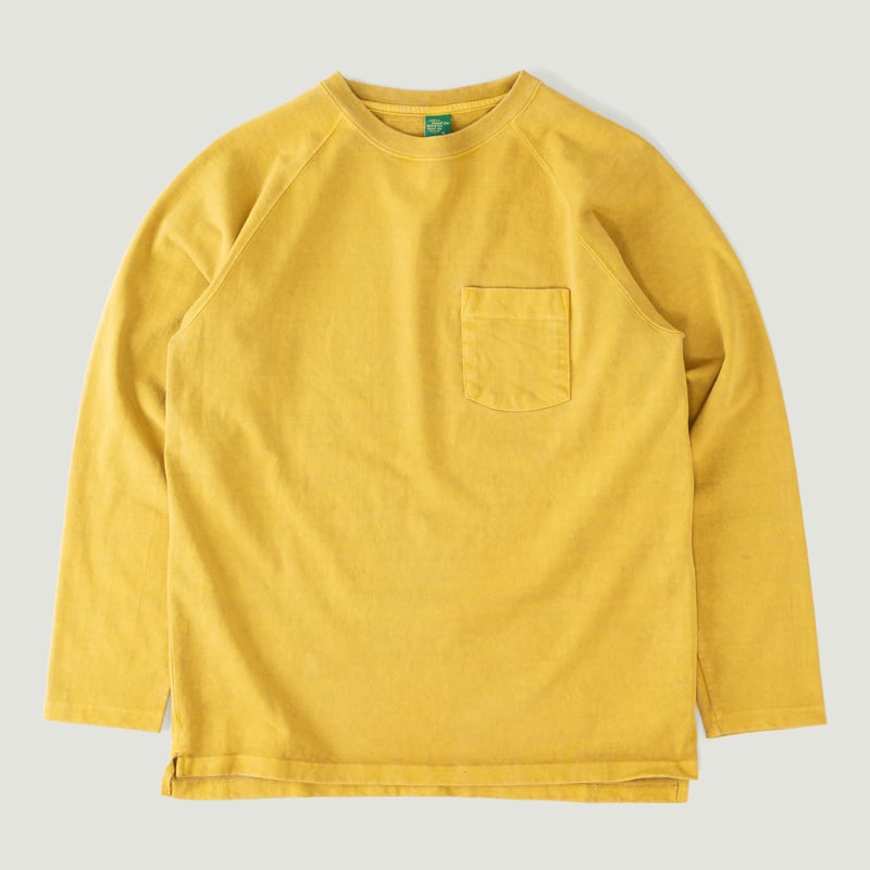 Heavy Raglan Pocket T-Shirt L/S P-Banana