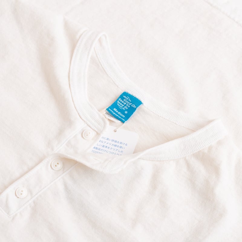 Long Sleeve Henley T-Shirt P-Natural