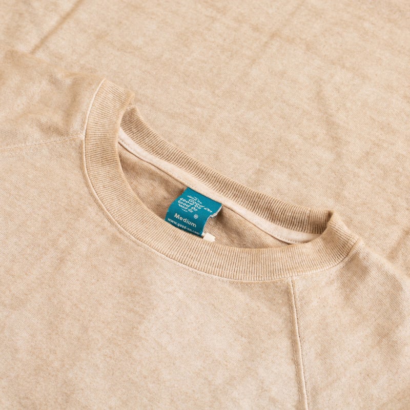 Heavy Raglan Pocket T-Shirt Long Sleeve P-Latte