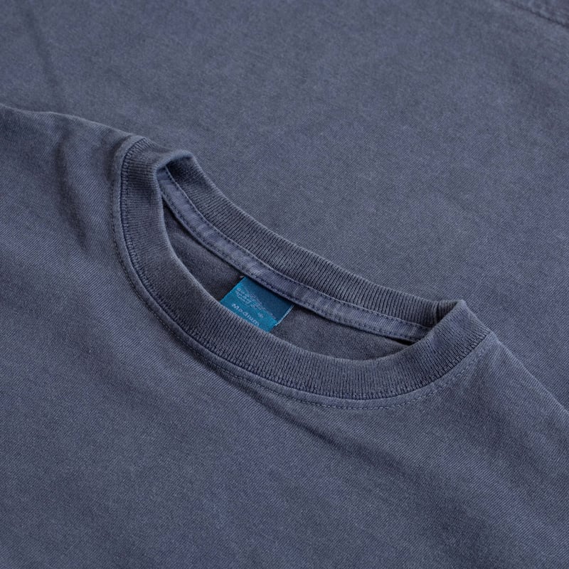 GOOD ON long sleeve flâneurs t-shirt, LS Crew Tee, P-Navy collar