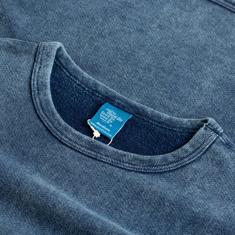 Indigo Shave Long Sleeve Sweatshirt