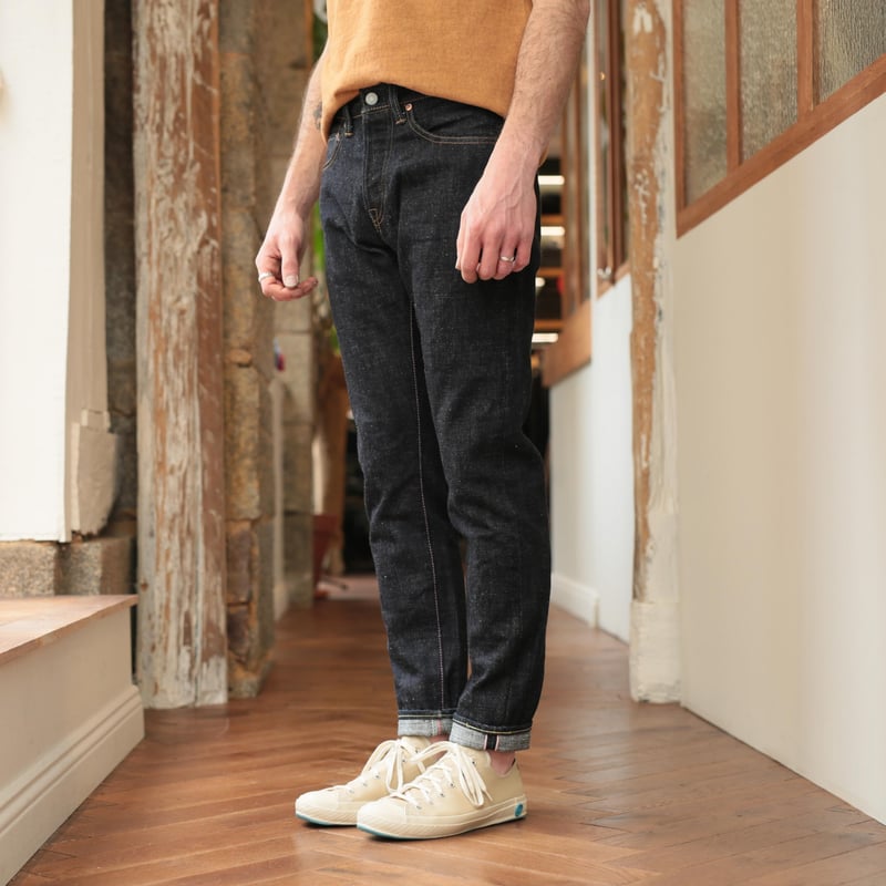 0405-82IE High Tapered 16oz Textured Denim