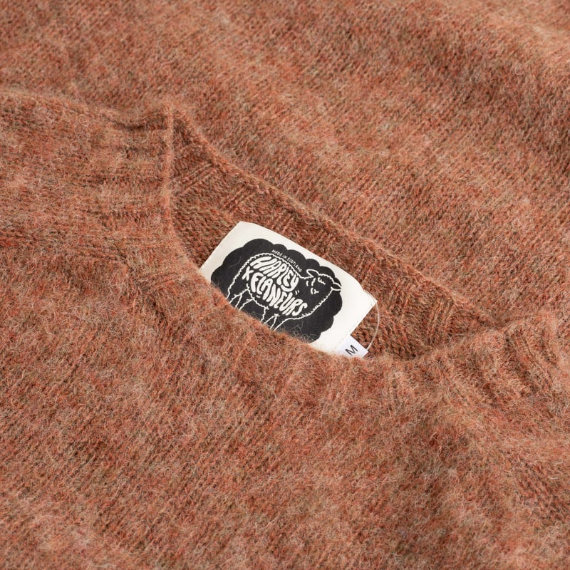 HARLEY OF SCOTLAND X FLANEURS / Shaggy Crew Neck Sweater Brae