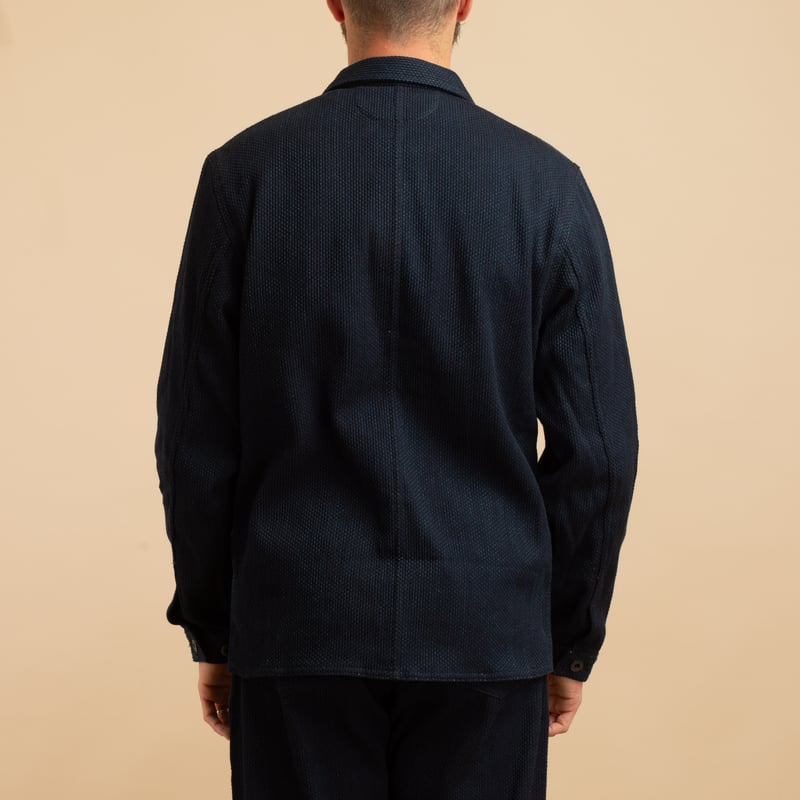 JAPAN BLUE / 11oz Indigo Sashiko Coverall Jacket