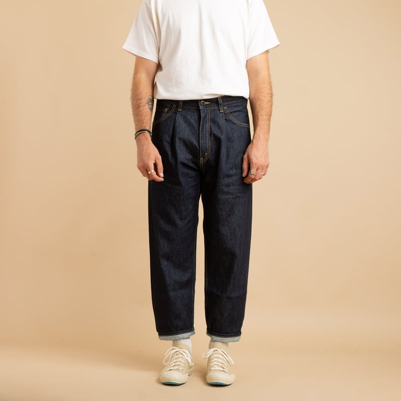 JAPAN BLUE / Indigo 13oz Wide Tapered 5-Pocket Pants