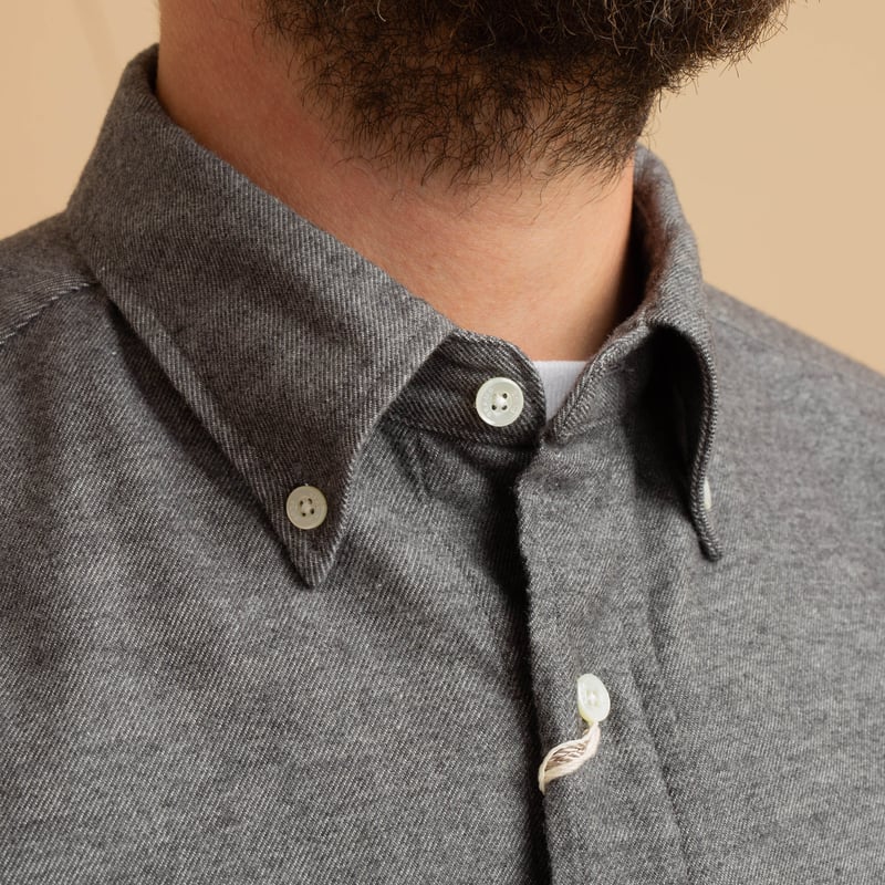 BD Solid Grey Flannel