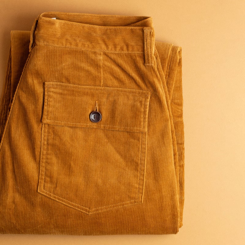F0523 Corduroy Bush Pants Khaki