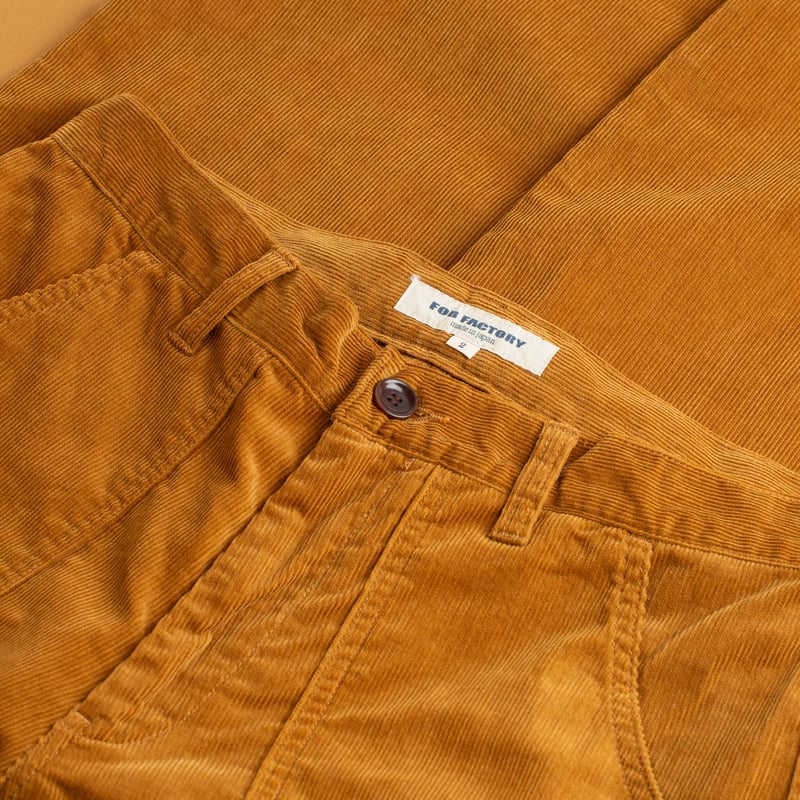 F0523 Corduroy Bush Pants Khaki