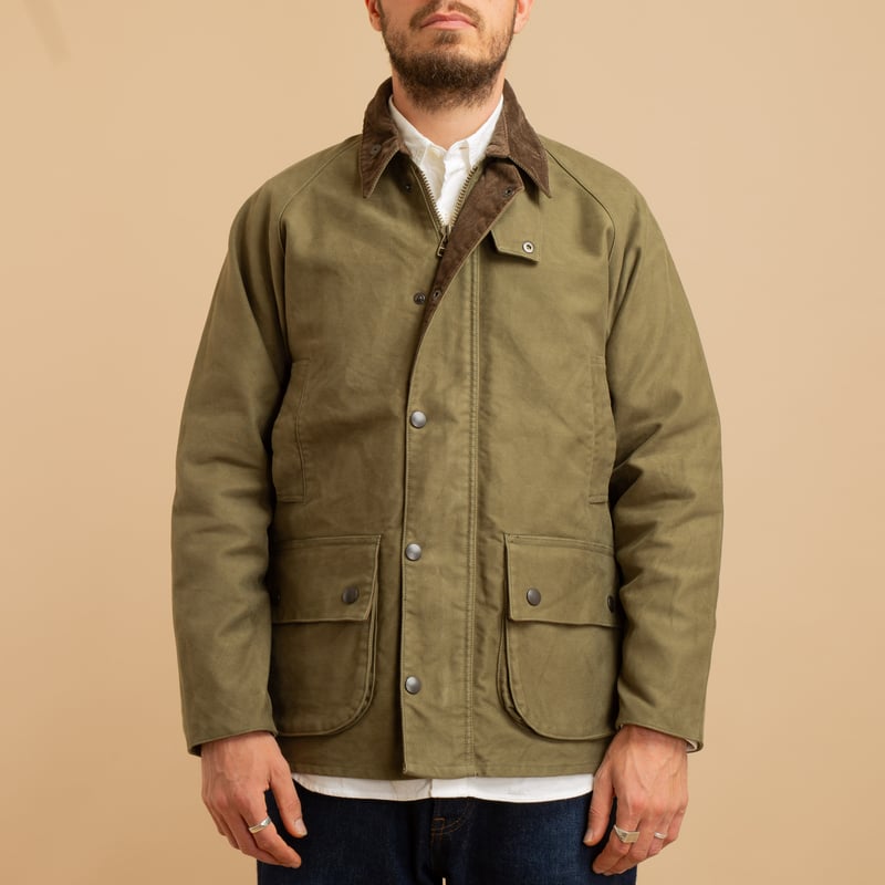 F2361 Heavy Moleskin Riding Jacket Olive